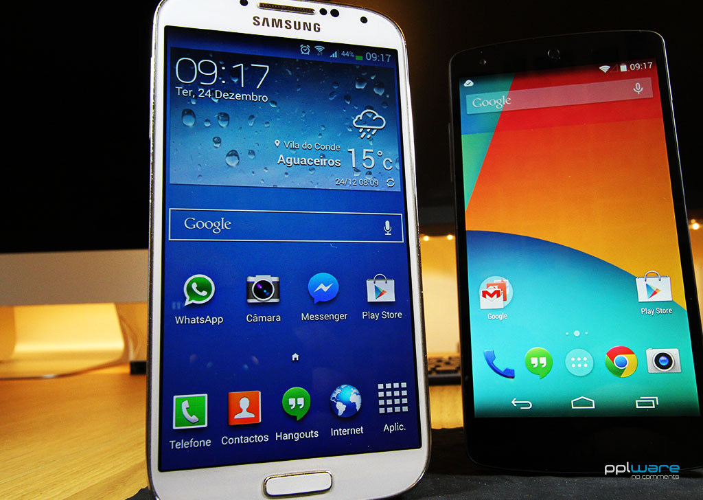 Vídeolog Pplware – Comparativo Nexus 5 vs Galaxy S4