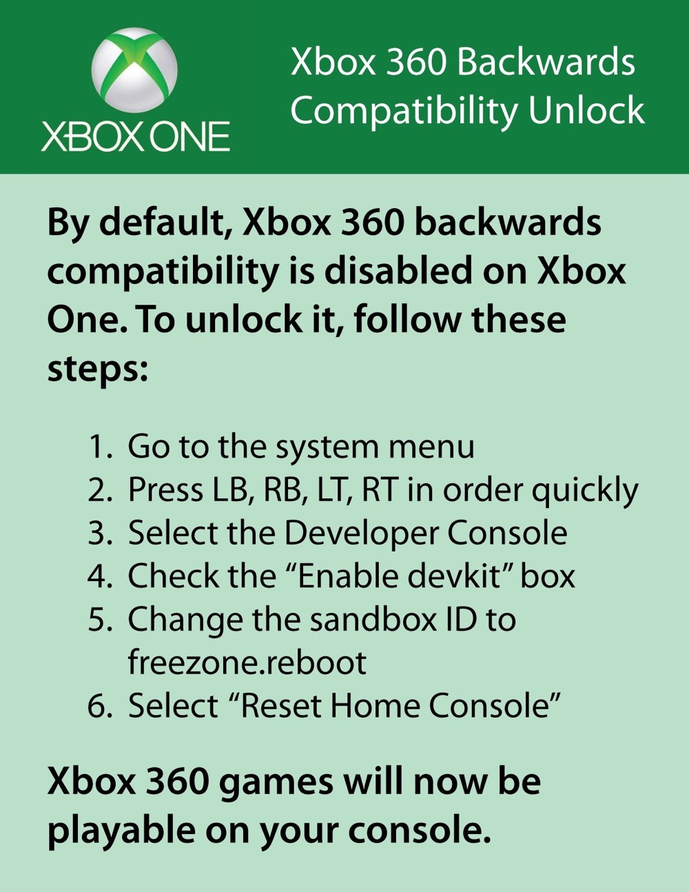 Suposto truque de compatibilidade da Xbox One é falso
