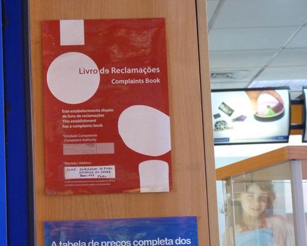reclamações