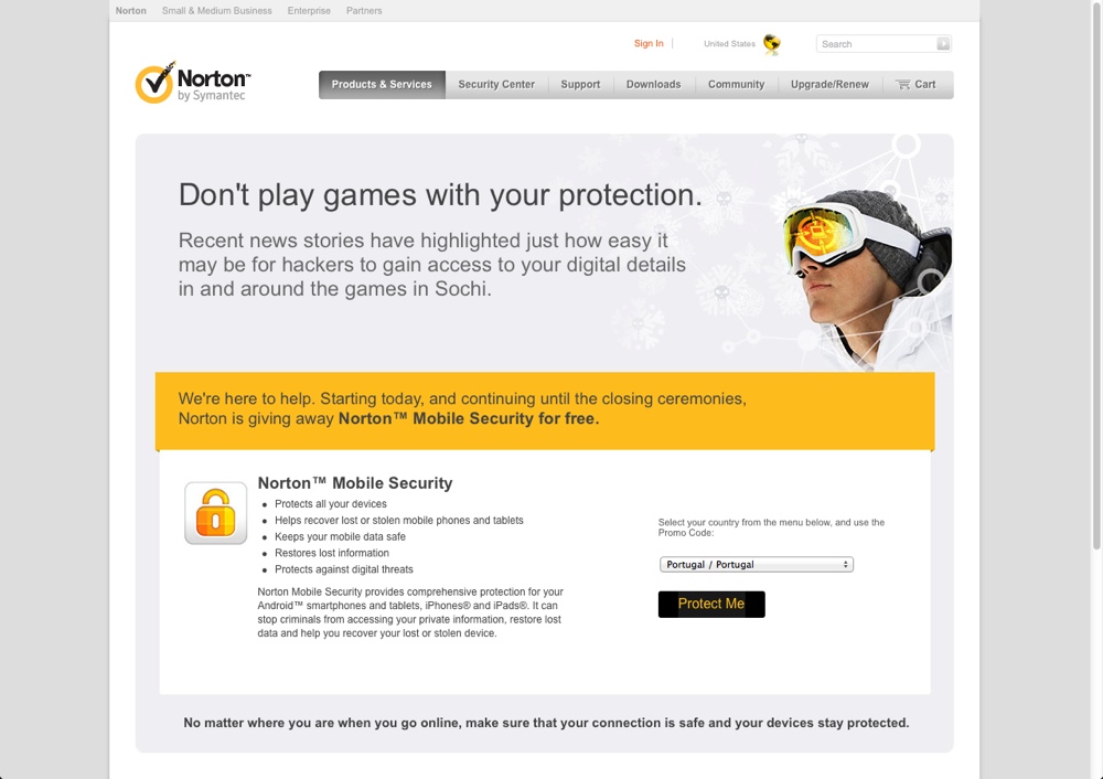 Quer ter o Mobile Security da Norton gratuito por um ano?