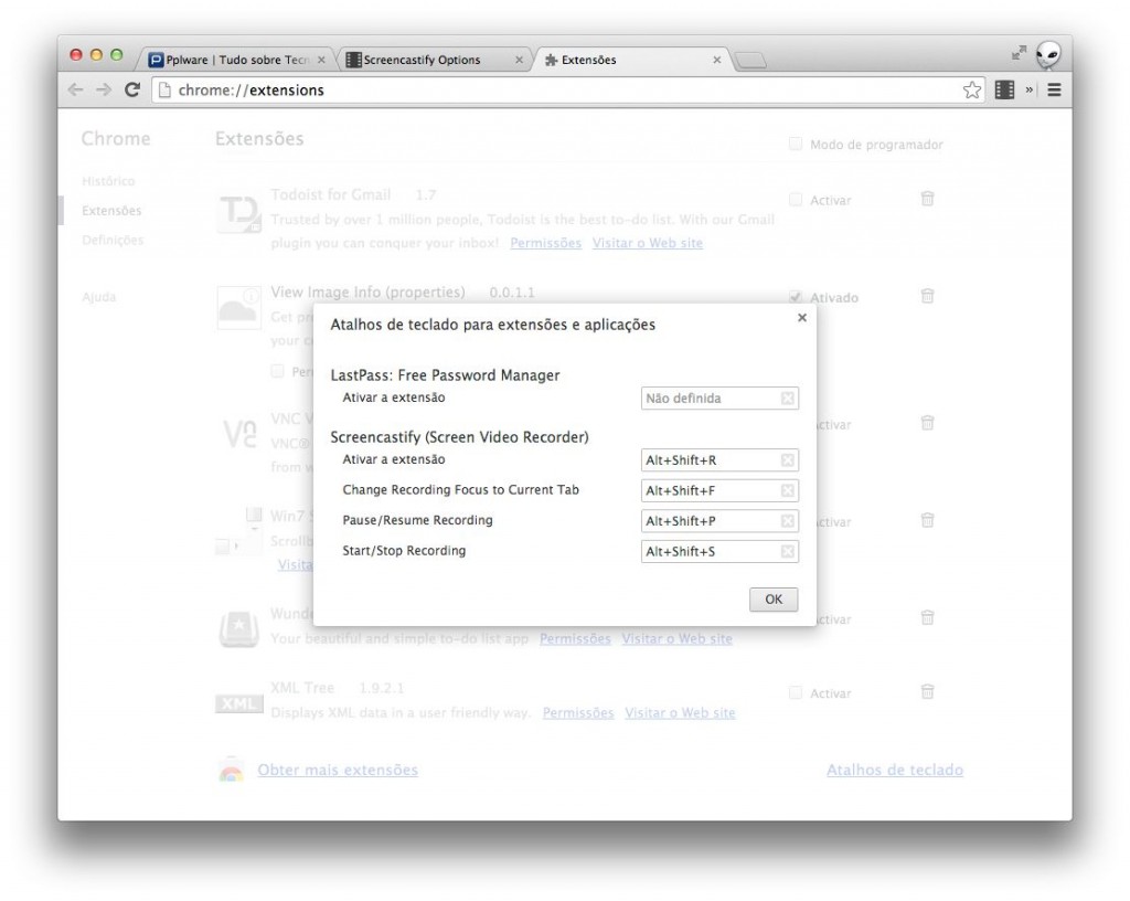 Screencastify: Grave tudo o que faz e vê no seu Chrome