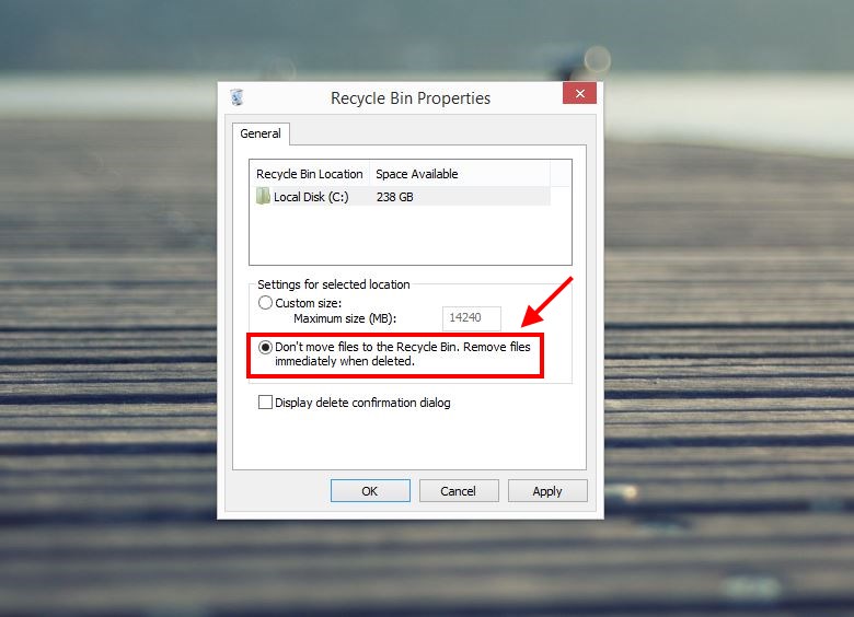 Dica Windows: Remover o Caixote do Lixo no Windows