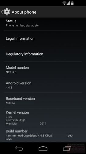 Android 4.4.3 vai ser apenas uma versão de correcção de bugs
