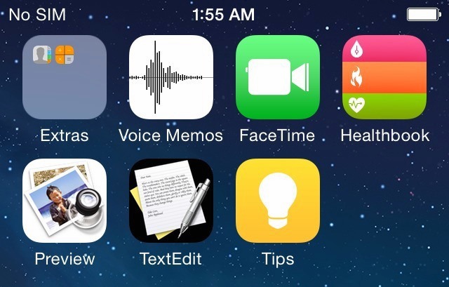 Serão estas imagens daquilo que a Apple prepara para o iOS 8?