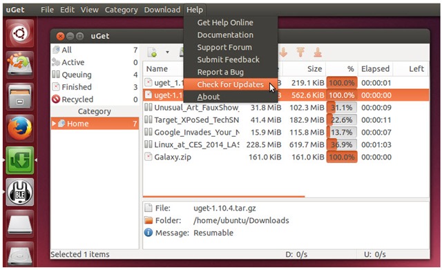 uGet – Um dos melhores gestores de downloads