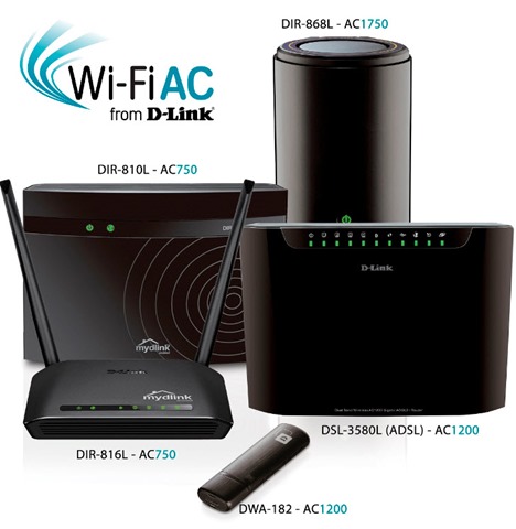 D-Link lidera a tecnologia WiFi AC no mercado de consumo