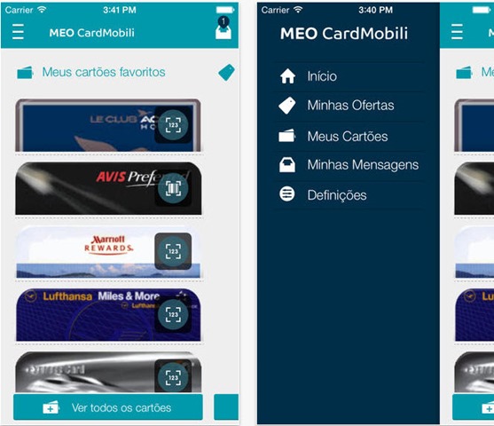 MEO CardMobili – Os teus cartões no smartphone