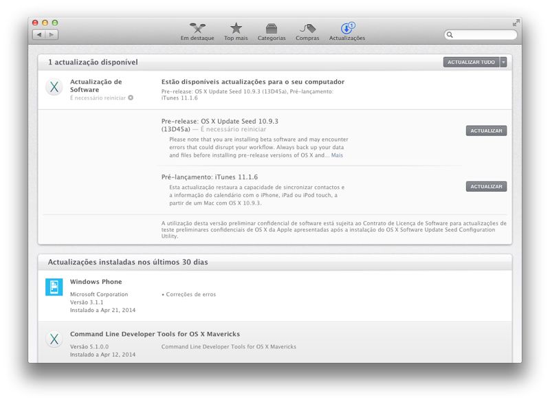 Quer testar as versões beta do OS X? A Apple já lhe permite!