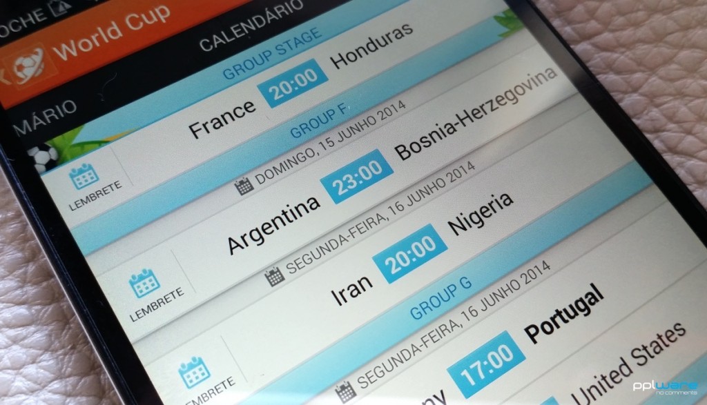 LiveSoccer – Acompanhe o mundial de futebol no seu Android