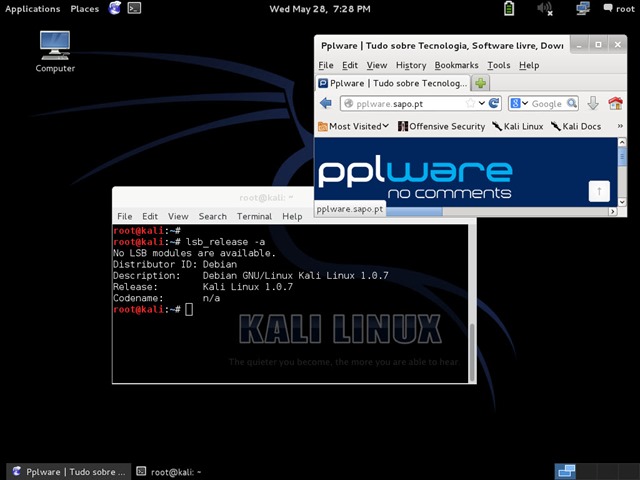 Kali Linux 1.0.7 – A distro para pôr à prova a segurança
