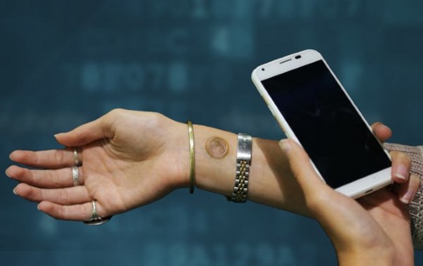 Tatuagem digital para desbloquear smartphone