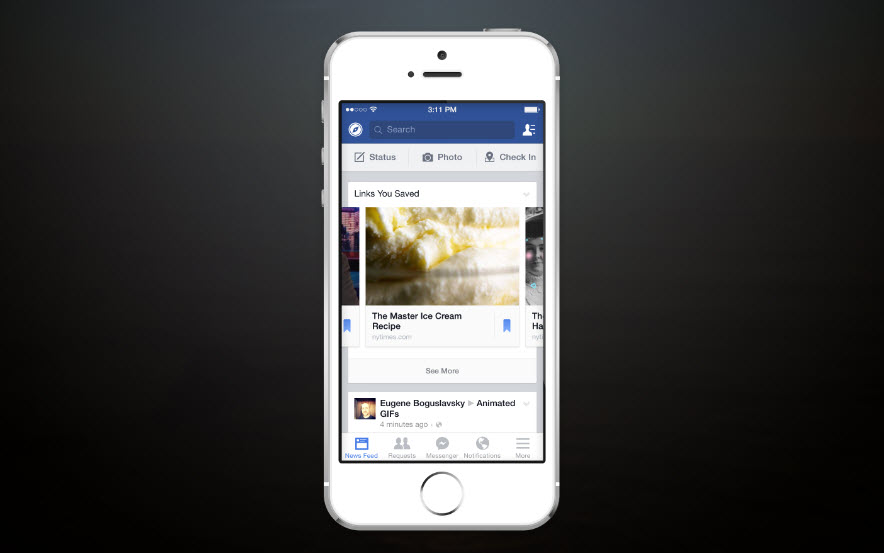 Facebook: Nova funcionalidade permite guardar conteúdos…