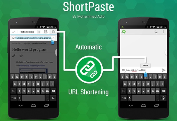 ShortPaste: Tenha os links preparados para partilha no Android