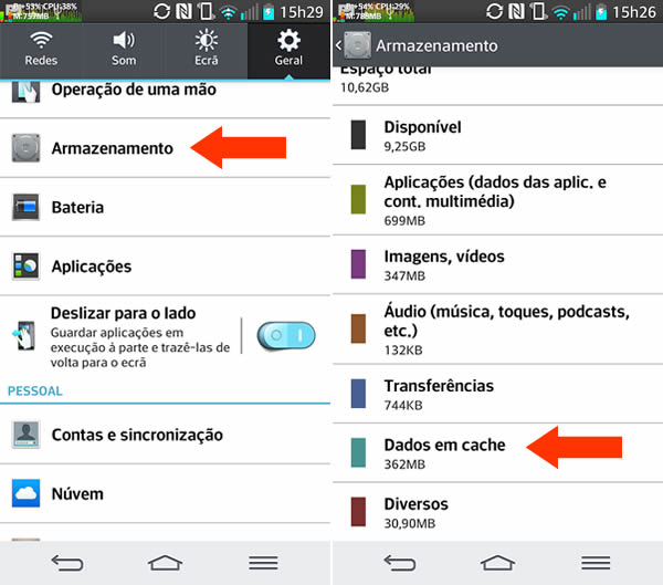 Limpe a Cache e liberte espaço no seu smartphone Android