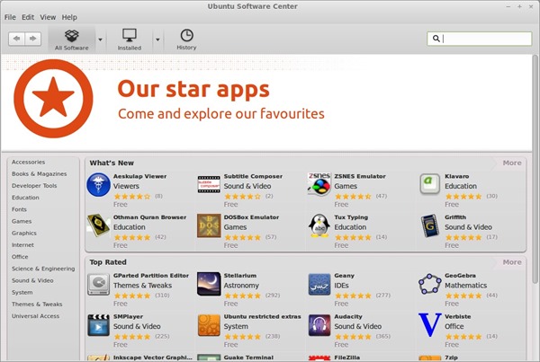 ubuntu-software-center