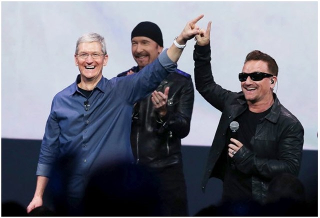 Já viu que a Apple meteu um álbum dos U2 no seu iPhone/iPad?