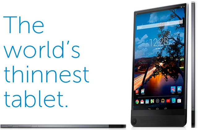 Dell anuncia o tablet Android mais fino do mundo