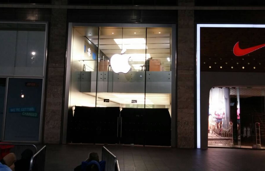 Fomos para a fila comprar o iPhone 6