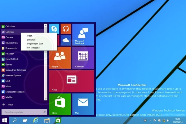 Depois das imagens surge agora um vídeo do novo Windows 9