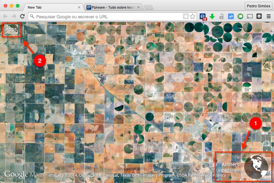 Earth View, uma página de abertura diferente para o seu Chrome