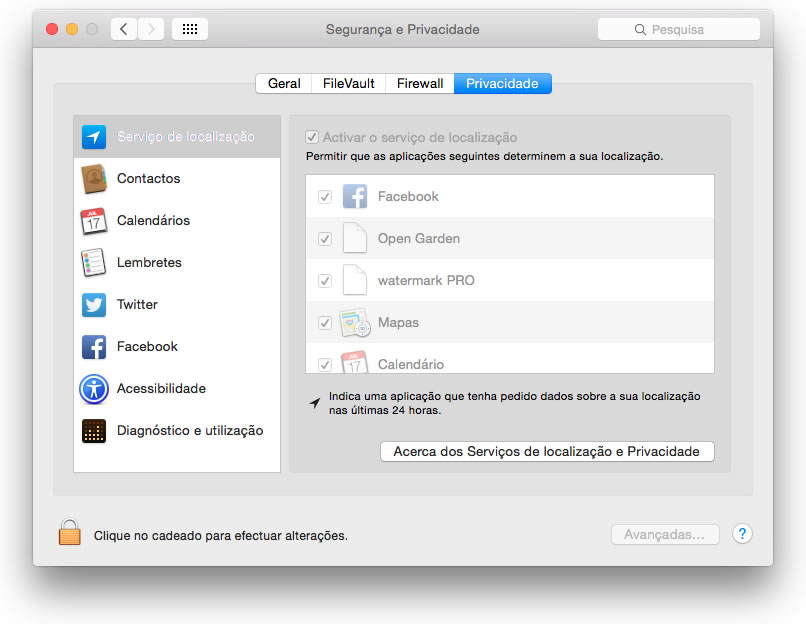Yosemite poderá não proteger a privacidade dos utilizadores