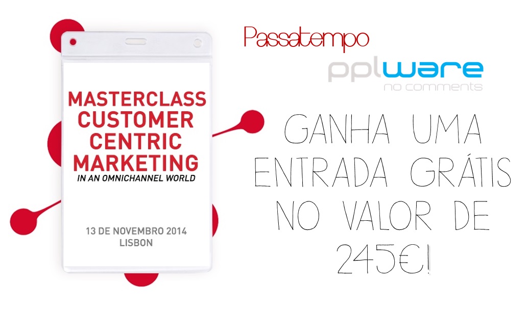 Passatempo Masterclass: Ganha uma entrada no valor de 245€