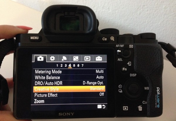 Sony a7_menu