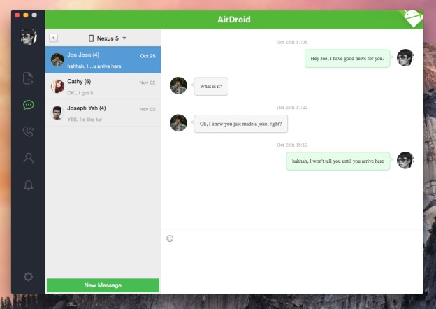 AirDroid 3 vai trazer aplicações nativas para OSX e Windows
