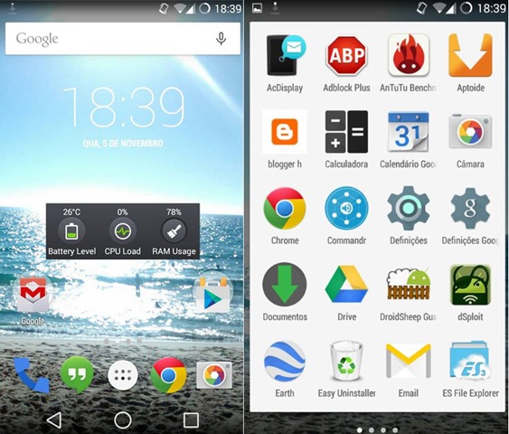 Android Lollipop AOSP já está disponível para Nexus 4,5 e 7…