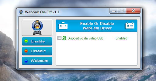 Evite o sequestro da sua webcam com WebCam On-Off