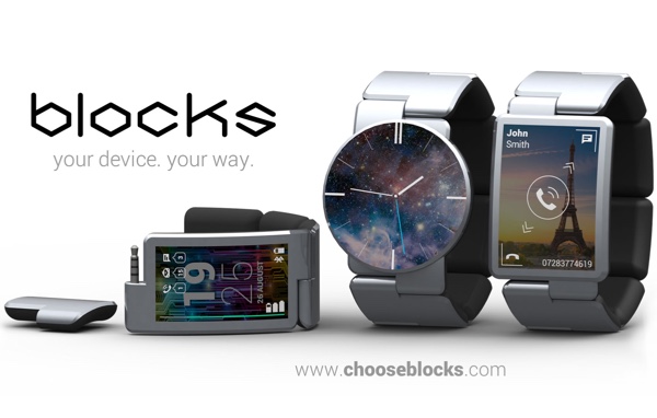 Blocks mostra que os smartwatch também vão ser modulares