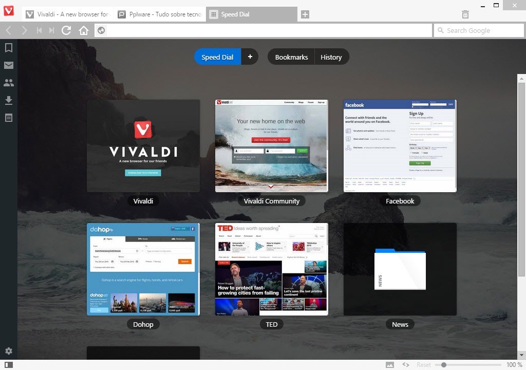 Vivaldi – Um novo concorrente ao Chrome, Firefox e outros