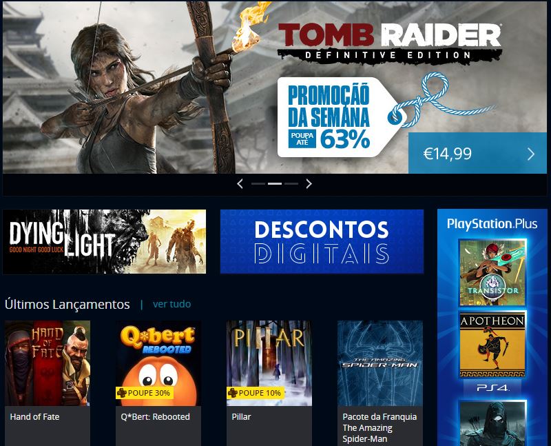 Novidades PlayStation Store desta semana