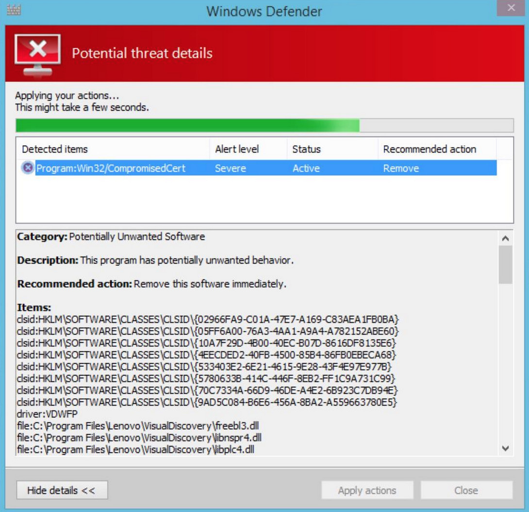 Microsoft actualiza Windows Defender contra o Superfish