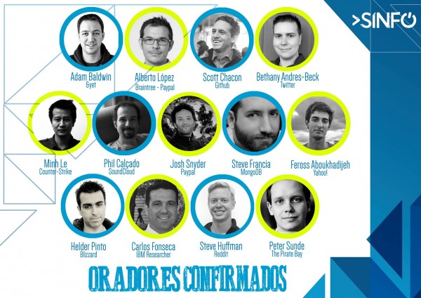 O elenco de oradores desta SINFO é, no mínimo, luxuoso.