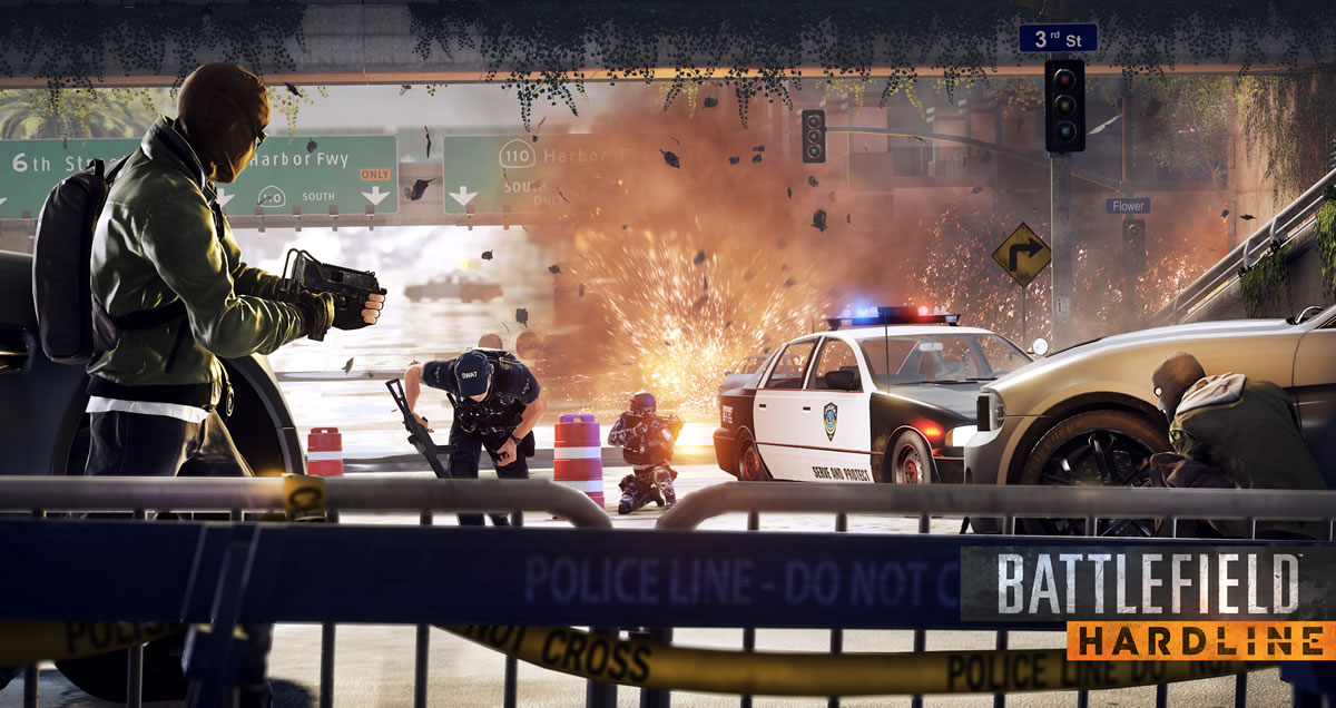 Battlefield Hardline vai correr em 4K