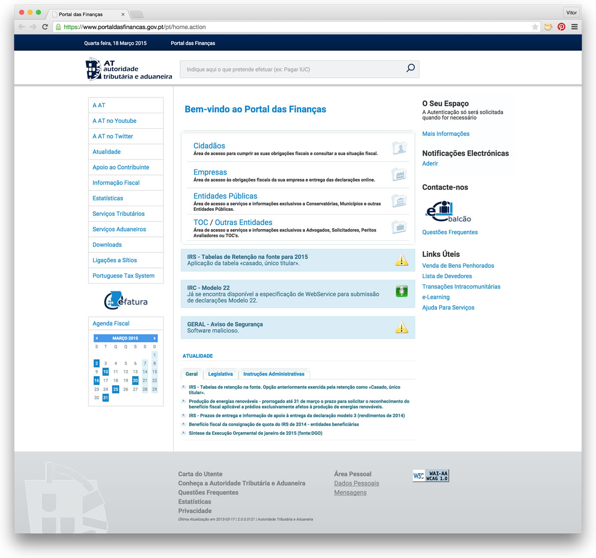 Já consultou o seu novo Portal das Finanças?