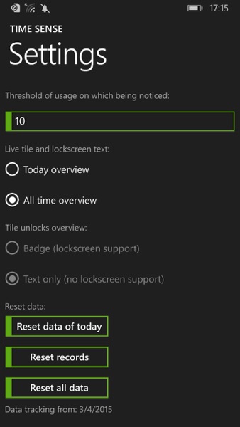 Time Sense: Veja a utilização que dá ao seu Windows Phone