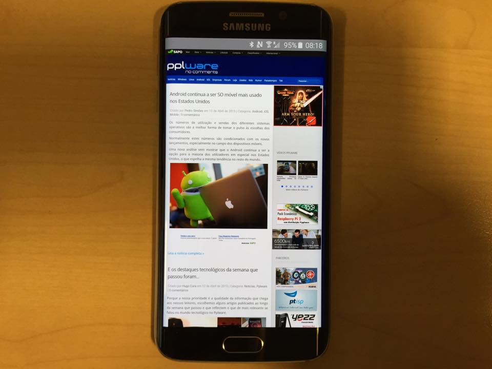 Primeiras impressões Galaxy S6 Edge… o super smartphone
