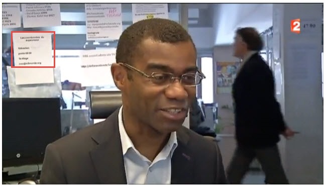 TV5Monde “mostra” passwords numa entrevista em directo