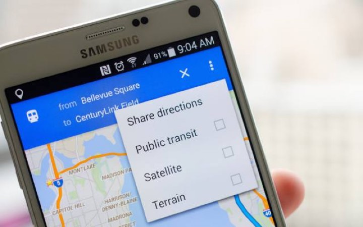 Quer enviar trajectos do Chrome para o Android? Use o Google