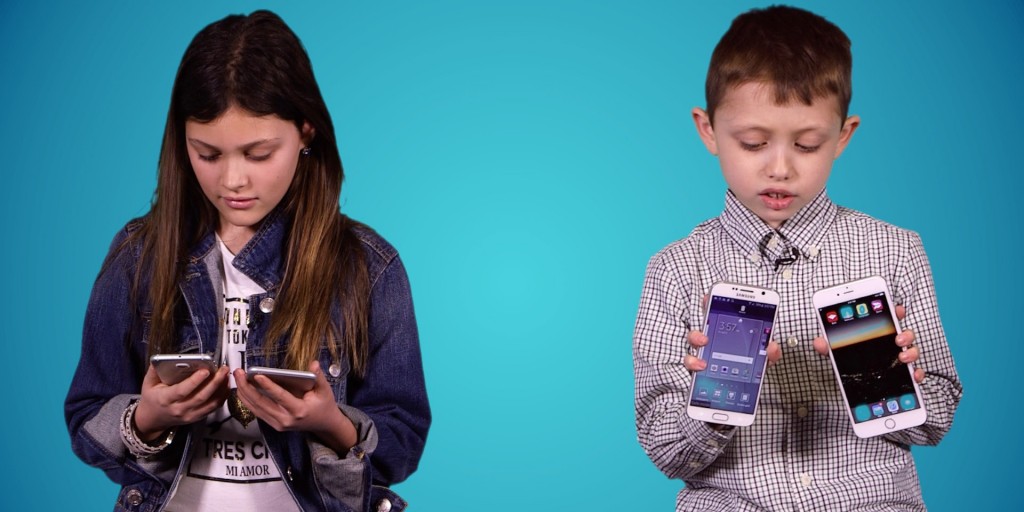 iPhone ou Samsung Galaxy: qual preferem as crianças?