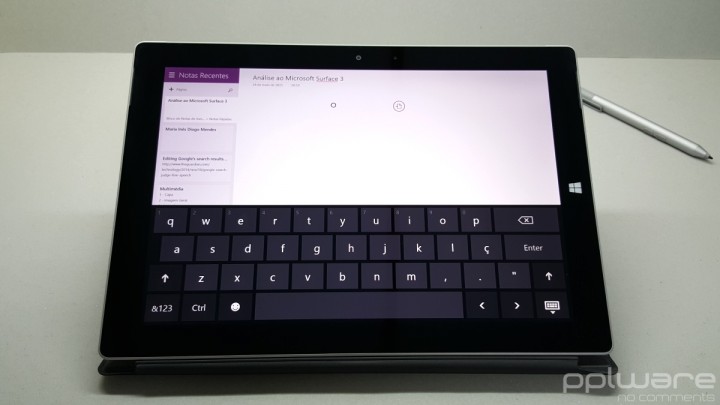 Microsoft Surface 3 - Teclado