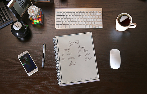 Rocketbook: um caderno reutilizável para se poupar no papel!