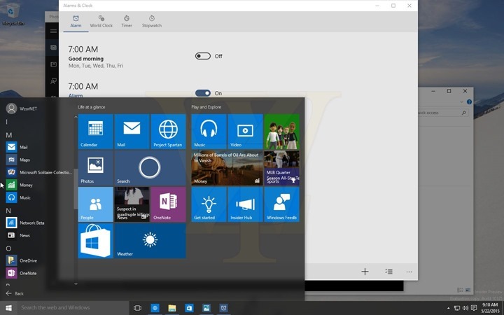 Links para download do Windows 10 Build 10125 disponíveis