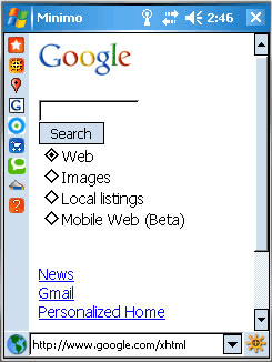 Minimo – O Firefox do PDA