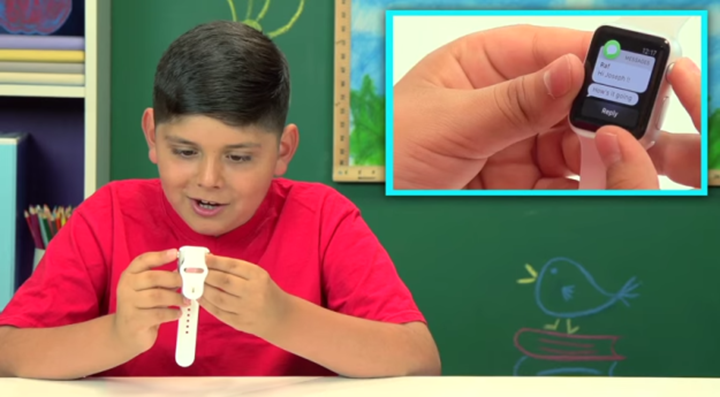 Como reagem as crianças ao Apple Watch?