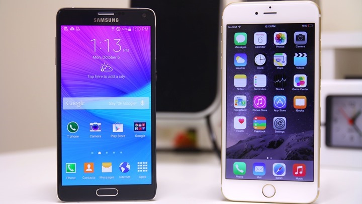 Galaxy Note 4 bate iPhone 6 e 6 Plus na satisfação do cliente