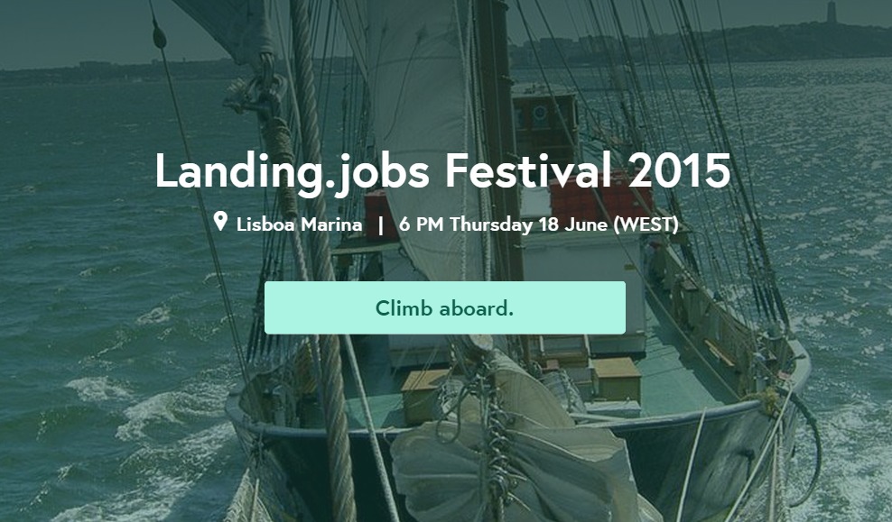 Landing Festival – O Festival de Empregos Tech num Barco!