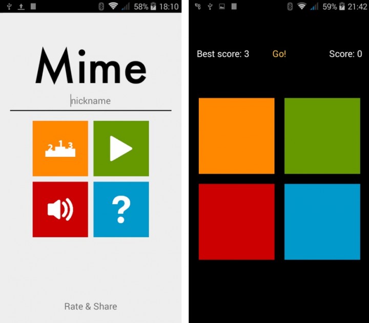 mime
